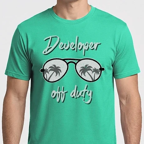Férfi Imperial póló - Developer off duty