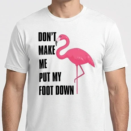 Férfi Imperial póló - Dont make me put my foot down