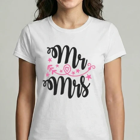 Női Imperial póló - Mr. & Mrs. - Póló Esküvőre