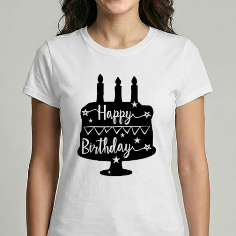 Női Imperial póló - Happy Birthday - Szülinapi póló