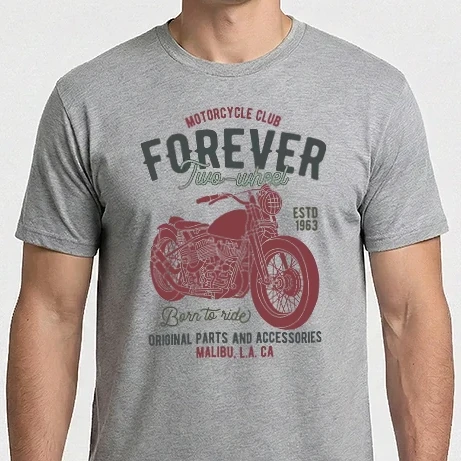 Férfi Imperial póló - Forever Two Wheel