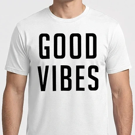 Férfi Imperial póló - Good Vibes - Fekete