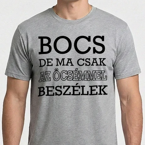 Férfi Imperial póló - Öcsémmel beszélek