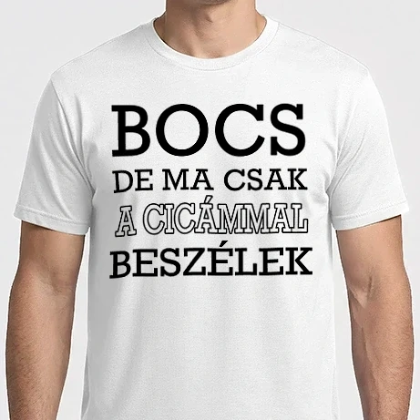 Férfi Imperial póló - Cicámmal beszélek