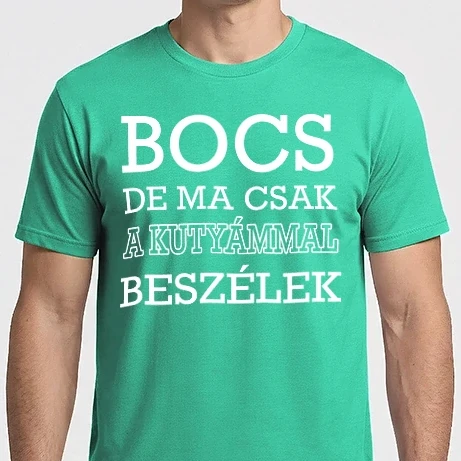 Férfi Imperial póló - Kutyámmal beszélek