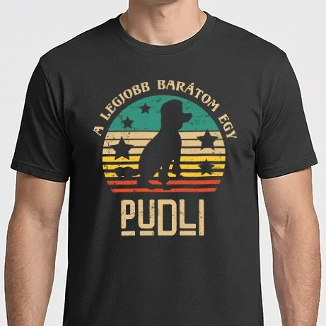 Férfi Imperial póló - Legjobb barátom egy pudli