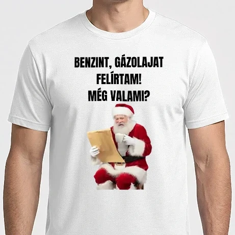 Férfi Imperial póló - Karácsonyi mém minta