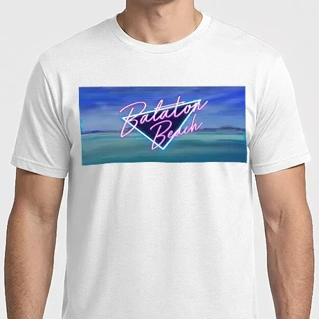 Férfi Imperial póló - Balaton Beach neon