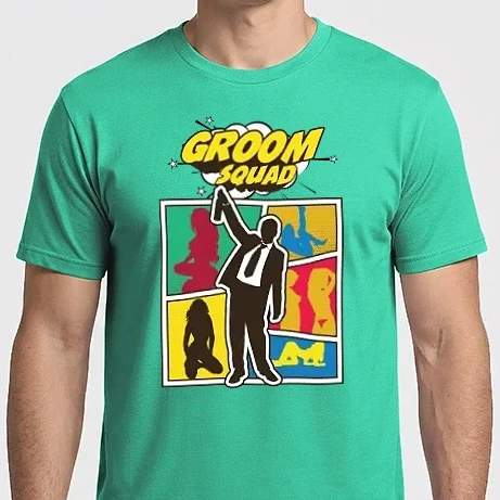 Férfi Imperial póló - Comic Groom Squad