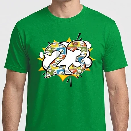 Férfi Imperial póló - Comic Number 23