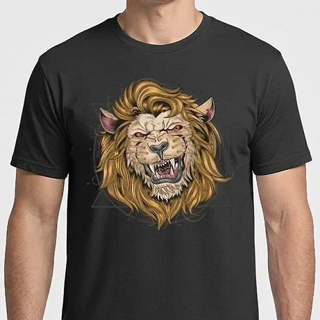 Férfi Imperial póló - angry lion