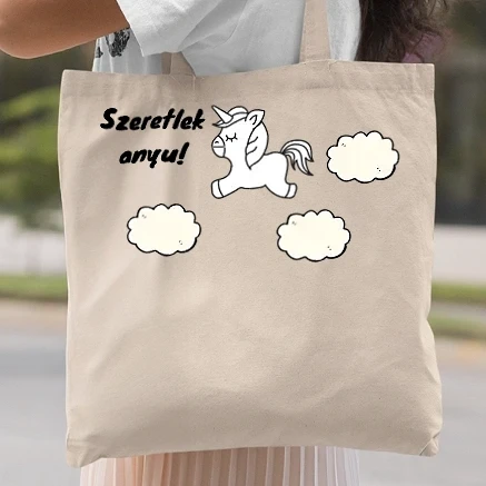 Vászontáska - Szeretlek anyu!
