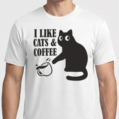 Férfi Imperial póló - Cats & Coffee