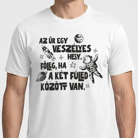 Férfi Imperial póló - Az Űr Egy Veszélyes Hely