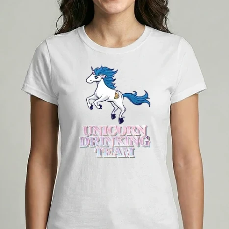 Női Imperial póló - Unicorn drinking team