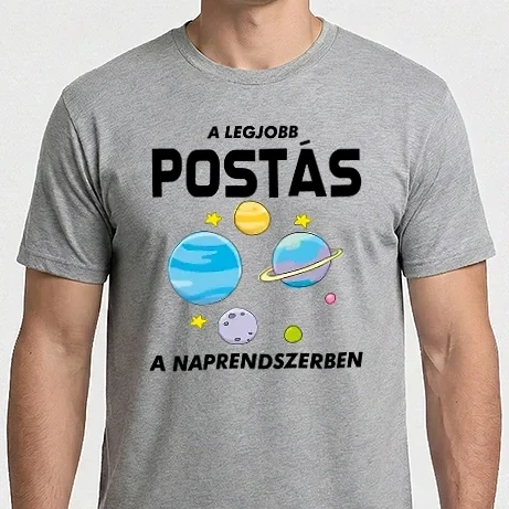 Férfi Imperial póló - A legjobb POSTÁS a naprendszerben