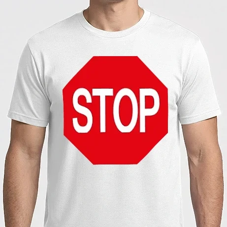 Férfi Imperial póló - Stop tábla