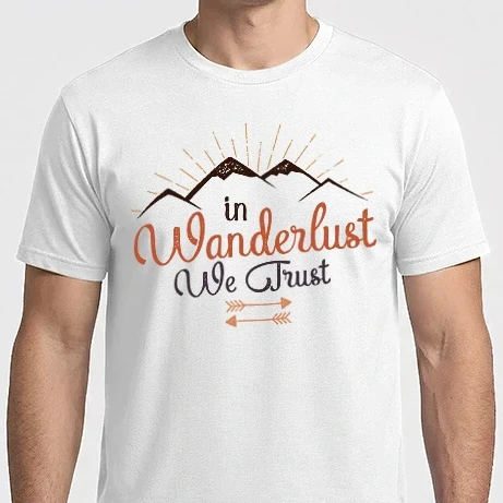 Férfi Imperial póló - In Wanderlust we trust