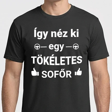 Férfi Imperial póló - Így néz ki egy tökéletes sofőr