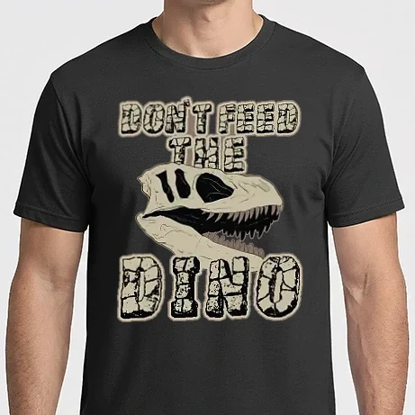 Férfi Imperial póló - Dont feed the dino
