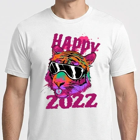 Férfi Imperial póló - Happy 2022 tiger