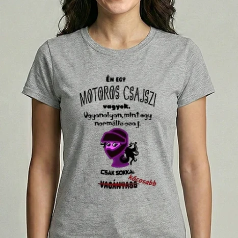 Női Imperial póló - Motoros csajszi