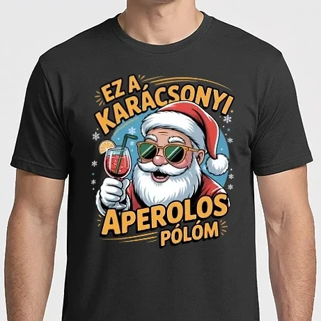 Férfi Imperial póló - Karácsonyi Aperolos pólóm