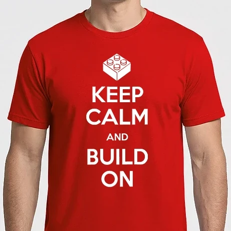 Férfi Imperial póló - Keep Calm and Build On