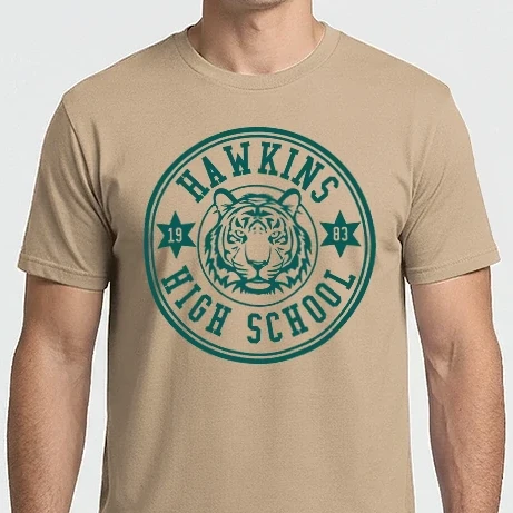 Férfi Imperial póló - Stranger Things Hawkins High School
