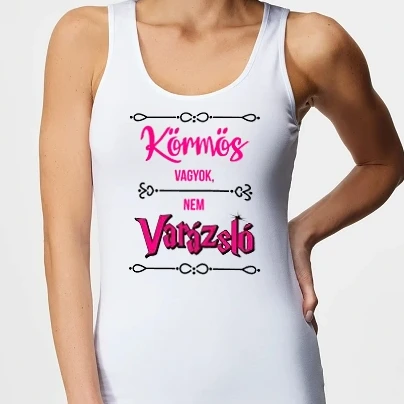 Női top - Körmös vagyok nem varázsló-09