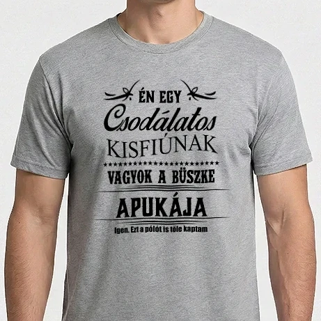 Férfi Imperial póló - Csodálatos Kisfiú büszke Apukája