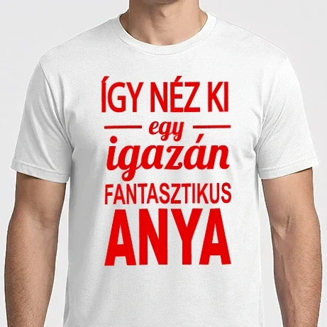 Férfi Imperial póló - Így néz ki egy igazán fantasztikus Anya
