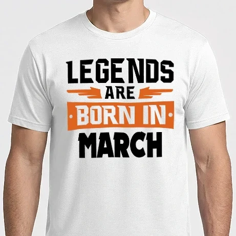 Férfi Imperial póló - Legends are born in March