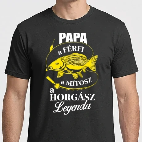 Férfi Imperial póló - Papa horgászlegenda