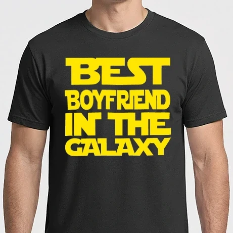 Férfi Imperial póló - best boyfriend in galaxy