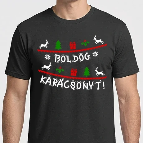 Férfi Imperial póló - Boldog Karácsonyt
