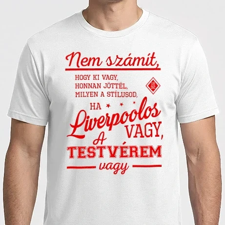 Férfi Imperial póló - Testvérem vagy liverpool