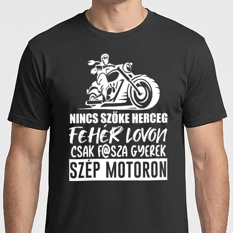 Férfi Imperial póló - szőke herceg motoron színezhető