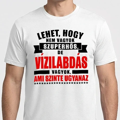 Férfi Imperial póló - Lehet hogy nem vagyok szuperhős de VÍZILABDÁS