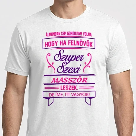 Férfi Imperial póló - Szuper szexi masszőr