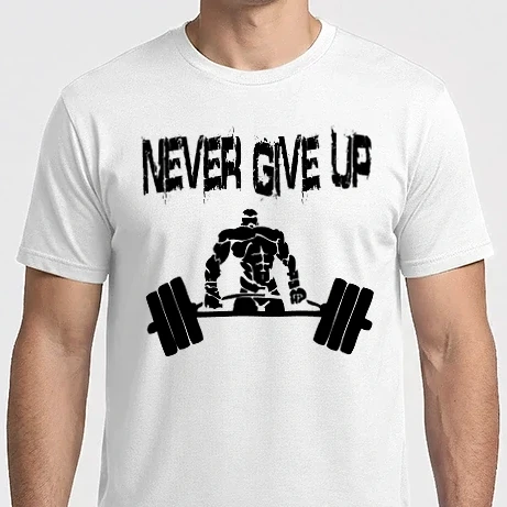 Férfi Imperial póló - never give up_2