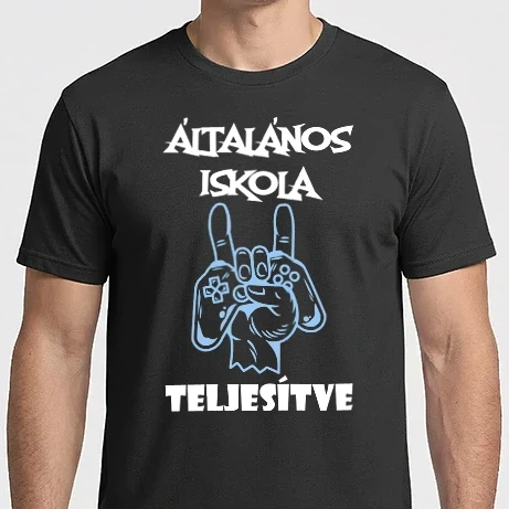 Férfi Imperial póló - Általános Iskola teljesítve színezhető minta