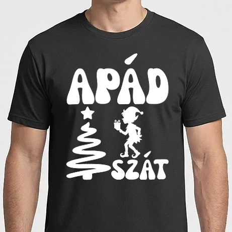 Férfi Imperial póló - Apád * Szát - apa - karácsony - karácsonyi póló - karácsonyi polo