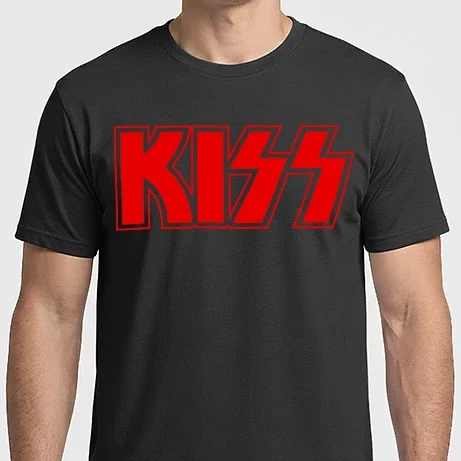 Férfi Imperial póló - KISS metál banda logo