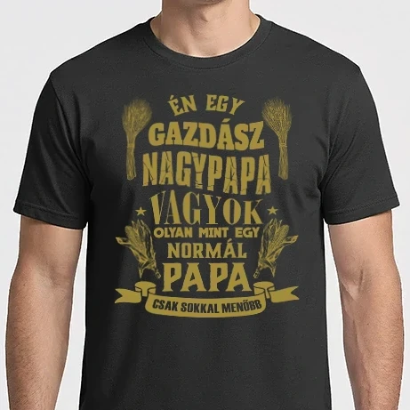 Férfi Imperial póló - Gazdász nagypapapa