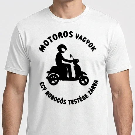 Férfi Imperial póló - Motoros robogós