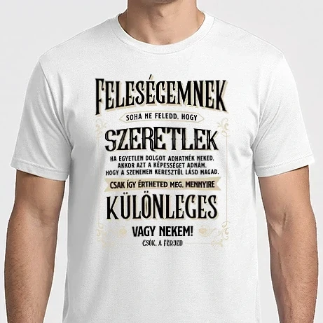 Férfi Imperial póló - Feleségemnek