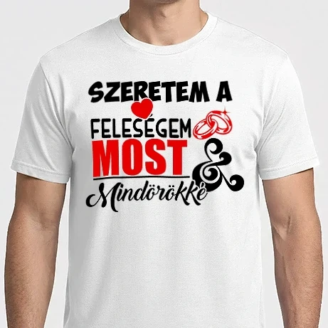 Férfi Imperial póló - Szeretem a feleségem