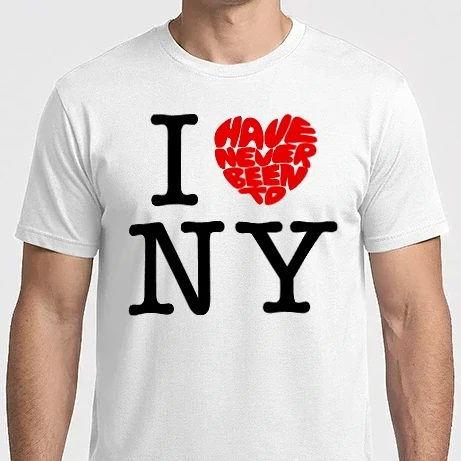 Férfi Imperial póló - i love ny new york poén.eps