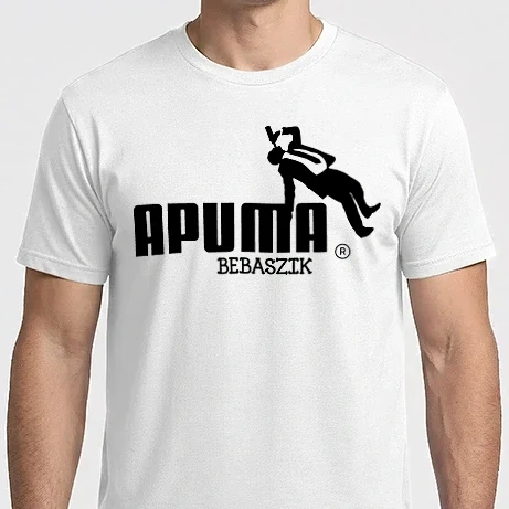 Férfi Imperial póló - Apuma bebaszik vicces Puma márkaparódia legénybúcsúra